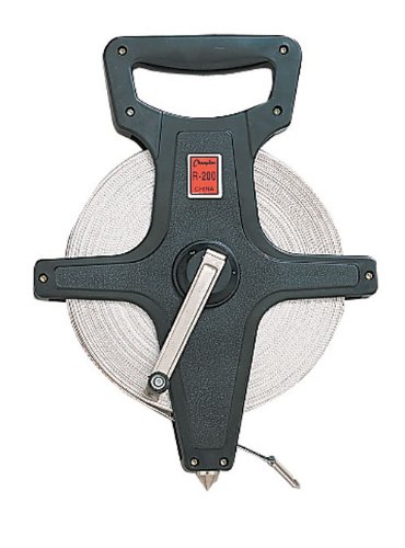 Champion Sports Open Reel Measuring Tapes, 200-Feet/60m