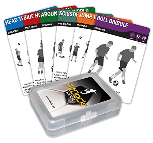 FitDeck Soccer Exercise Playing Card