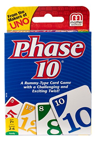Phase 10 Card Game - Styles May Vary