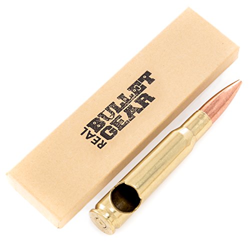 50 Caliber Bullet Bottle Opener USA made With Gift Box, Polished Brass