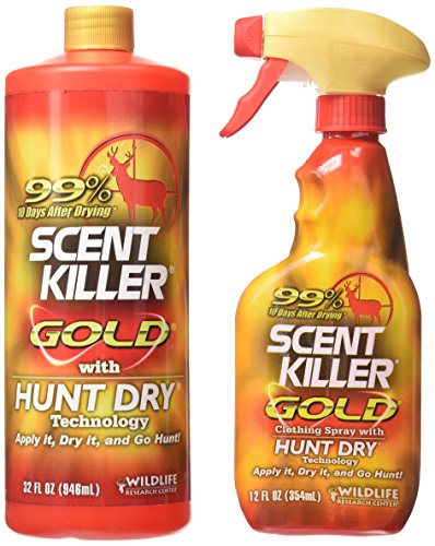 Wildlife Research Scent Killer Gold Spray Combo Pack, 44-Ounce