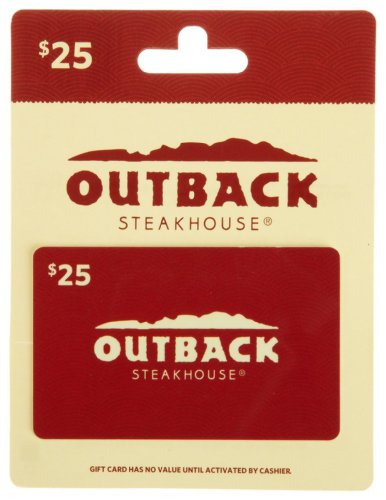 Outback Steakhouse Gift Card $25