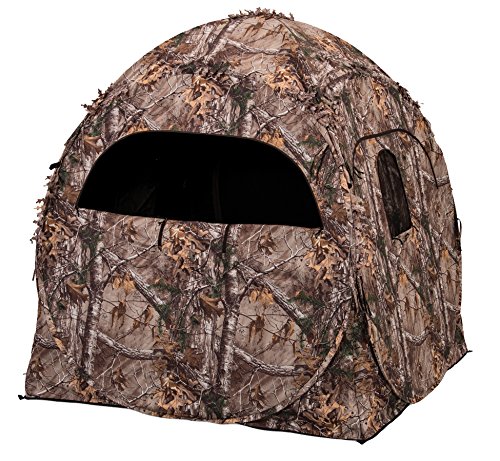 Evolved Ingenuity 1RX2S010 Hunting Doghouse Ground Blind, Camo Pattern, 60 x 60 x 66-In.