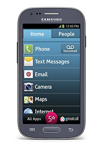 GreatCall Samsung Jitterbug Touch3 Senior Smartphone with 1-Touch Medical Alert and Large Display