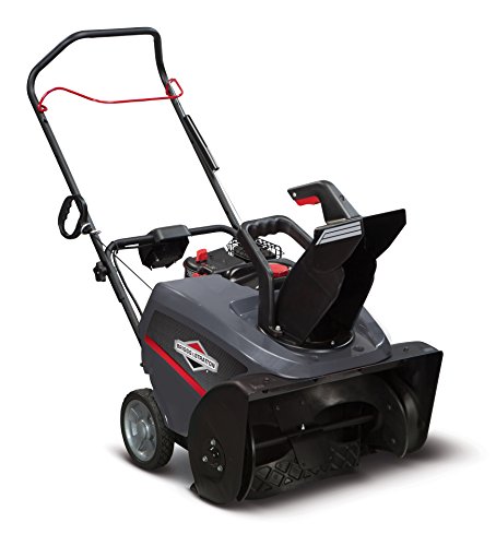 Briggs & Stratton 1696509 Single Stage Snow Thrower with 750 Snow Series 163cc Engine and Electric Start, 22-Inch
