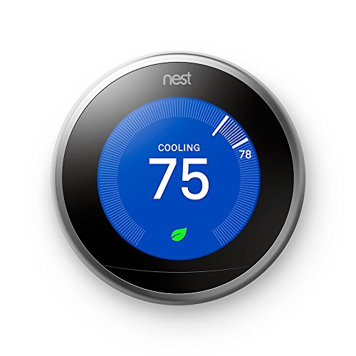 Nest Learning Thermostat, 3rd Generation, Works with Amazon Alexa