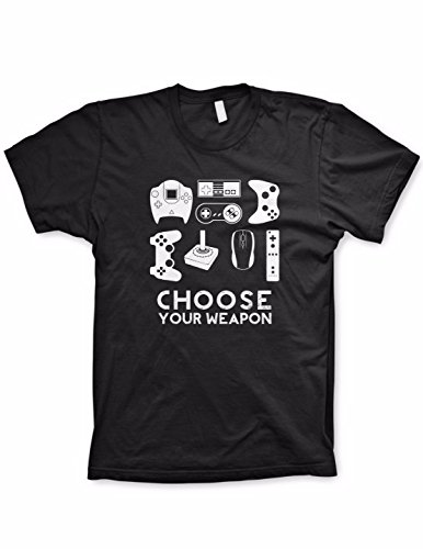 Choose your weapon gamer shirt video game shirts funny nerdy gaming tshirts