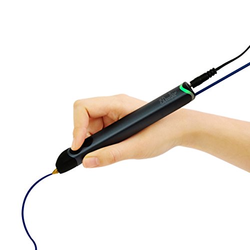 3Doodler Create 3D Pen With 50 Plastic Strands, No Mess, Non-Toxic, Smoky Blue