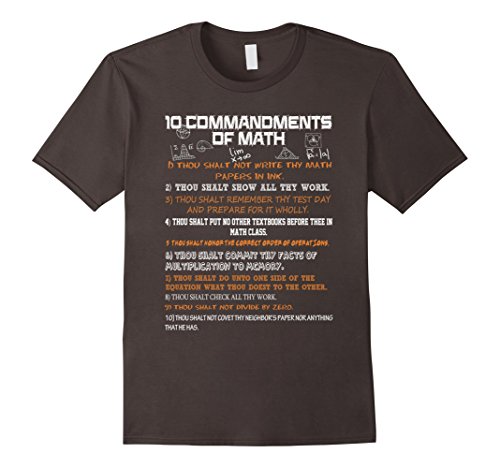 10 Commandments Of Math T-Shirt