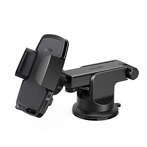 Anker Dashboard Cell Phone Mount, Windshield Car Mount, Phone Holder for iPhone 7/7 plus/6/6s/6 Plus/6s Plus, Samsung S6/edge/S7/S7 edge, Note 5, LG G5, Nexus 5X/6/6P, HTC and Other Smartphones